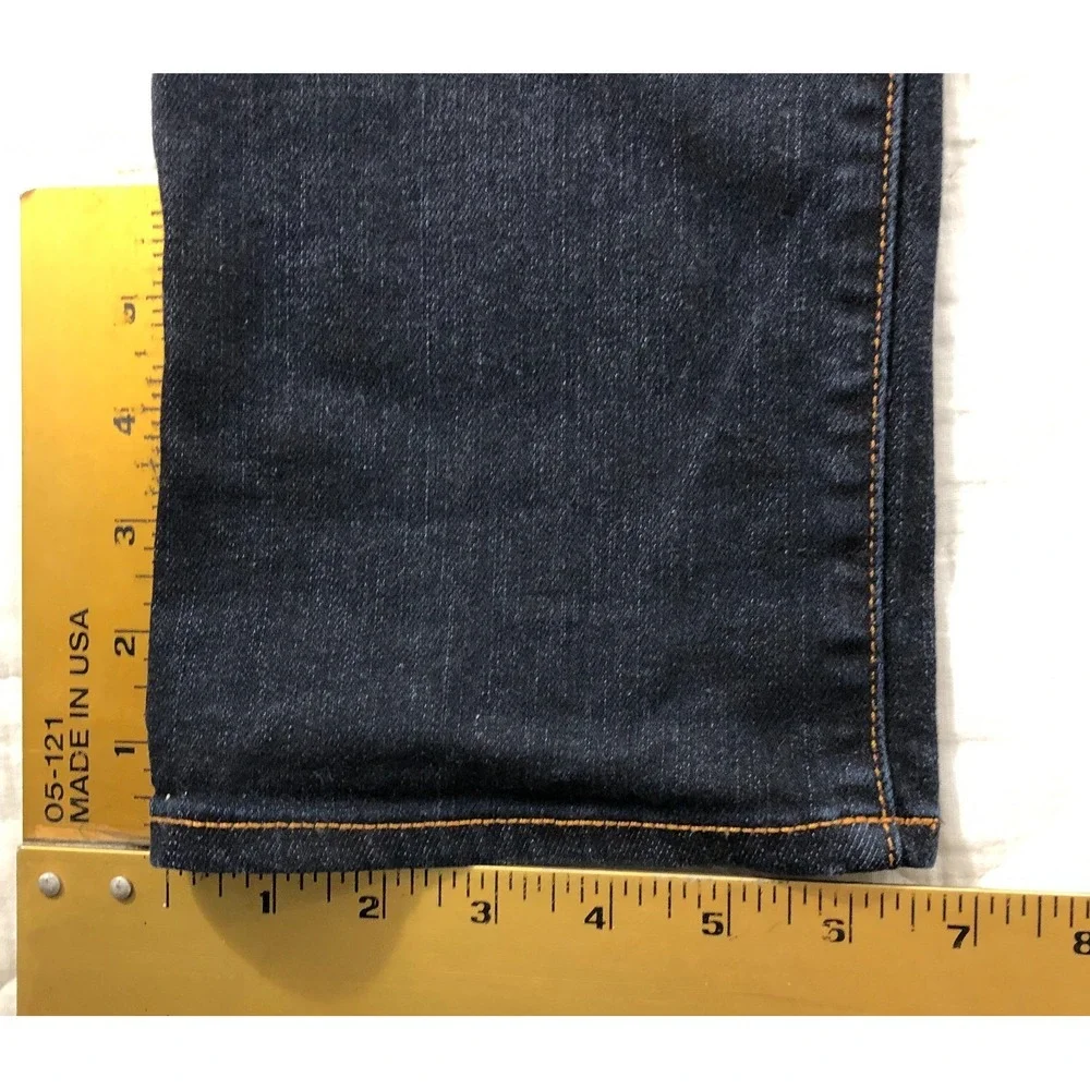 Gap Jeans‎ Women 28/6 Denim Blue Dark Wash Rinse Straight Low Rise Stretch 31x26